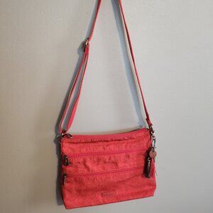 Sak Roots Artist Circle Eco Twill Crossbody Red LIKE NEW